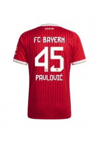 Bayern Munich Aleksandar Pavlovic #45 Fotballdrakt Hjemme Klær Dame 2026-27 Korte ermer